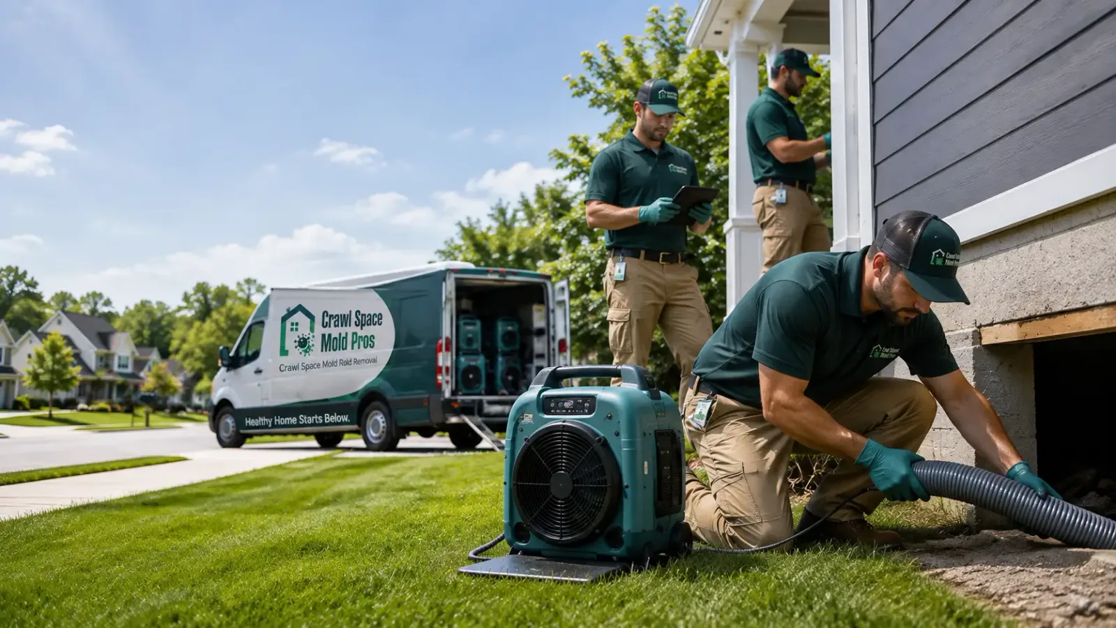 Crawl Space Mold Removal in Taftville, CT
